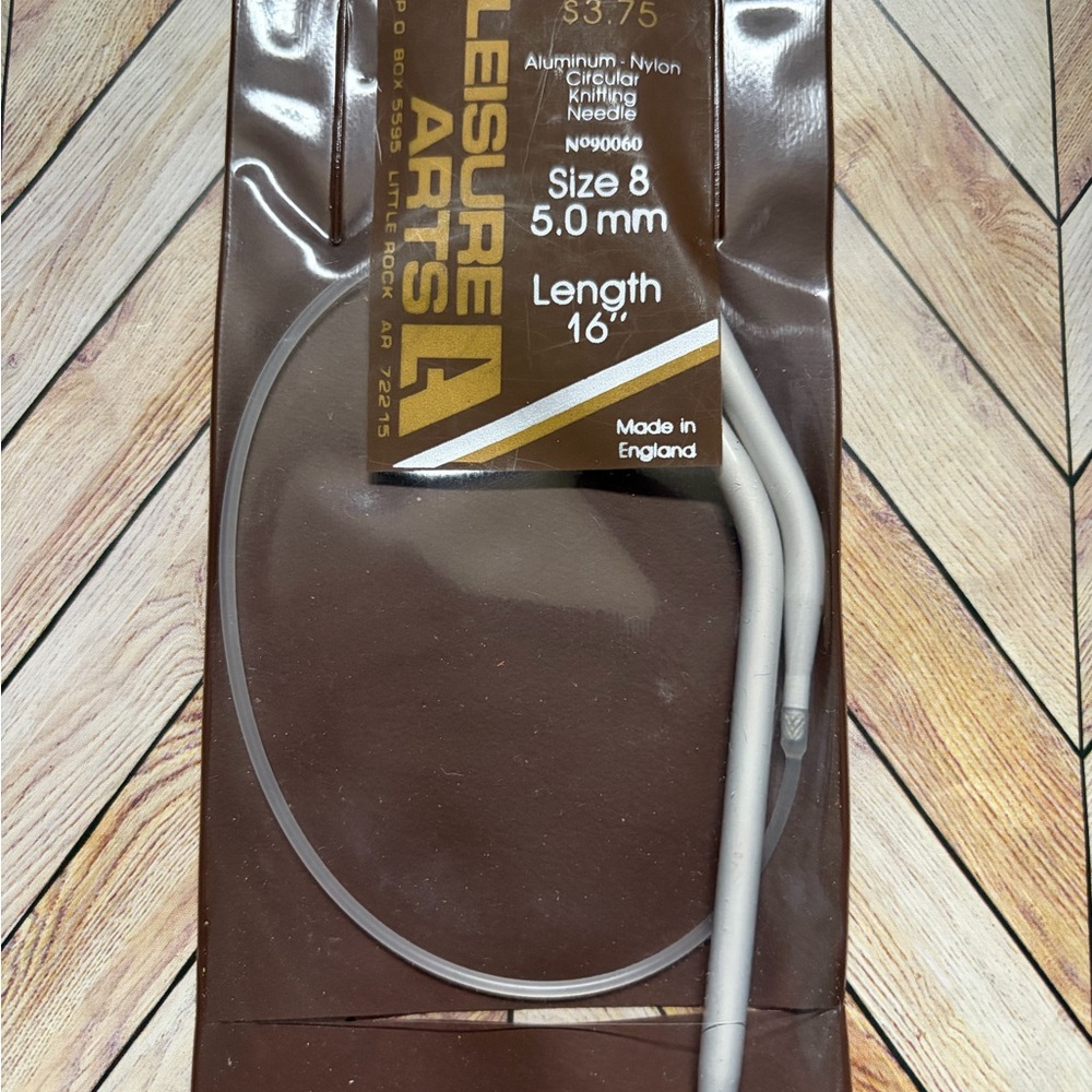 Leisure Arts Circular Knitting Needles Size 8 (5.0 mm) - 16"